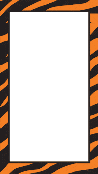 Orange And Black Sticker by Princeton University