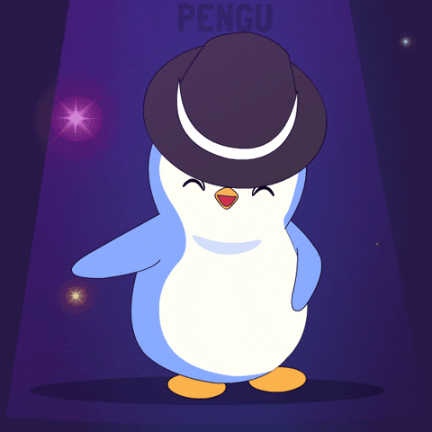 Michael Jackson Smile GIF by Pudgy Penguins