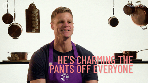 Celebrity Masterchef Charming GIF by MasterChefAU