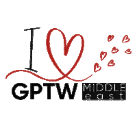 GPTWME gptw great place to work gptw me great place to work middle east Sticker