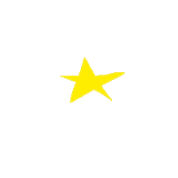 sterossetti space star night yellow Sticker