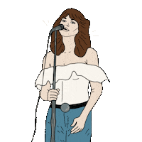 Rock N Roll Sticker by Rhianna Moon