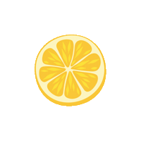 cosmonaturel nature fruit citrus citron Sticker