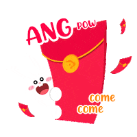 Happy Rabbit Sticker by Presto Universe