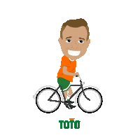 On My Way Cheers Sticker by Toto