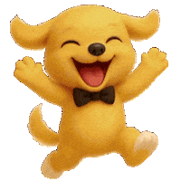 Happy Jump Sticker