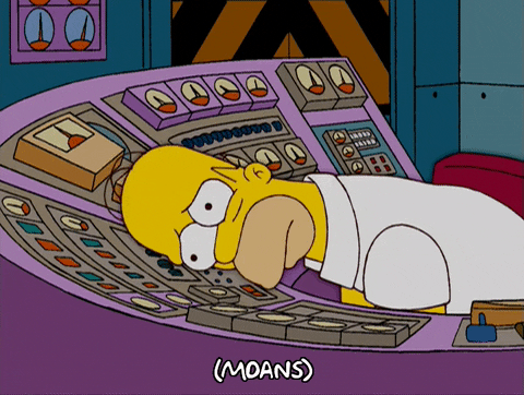 sad homer simpson GIF