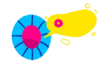 Happy Art Sticker by Wonder & Render