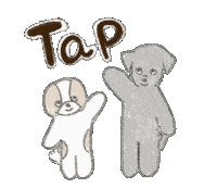 Dog Tap Sticker