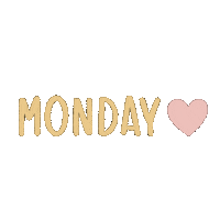 VaneGaBa day monday corazon dia Sticker