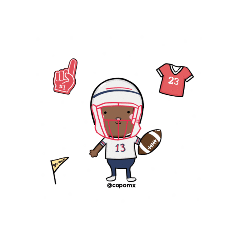 New England Patriots Dog Sticker by copomx