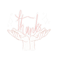 raising_gracie_ happy white thanks hands Sticker