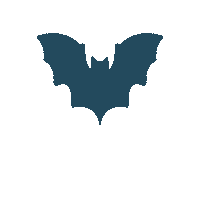 Halloween Bat Sticker by Tate + Zoey