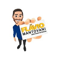 flaviomantovaniooficial flaviomantovani deputadoflaviomantovani Sticker