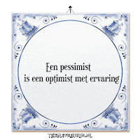 Hoop Wijsheid Sticker by Tegelspreuken.nl