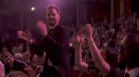 standing ovation clapping GIF by BAFTA