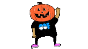 Jack O Lantern Halloween Sticker by deladeso