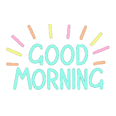 Good Morning Sticker