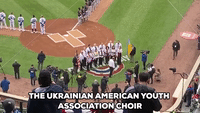 Ukrainian National Anthem Performed At Cubs Game