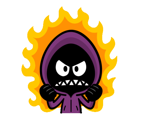 Angry Power Sticker by Naeleck