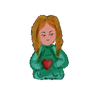 In Love Corazon Sticker