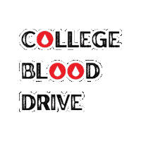 Blood Drive College Sticker by Lifeline Blood Services