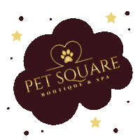 PetSquareBoutique dog pet spa petshop Sticker