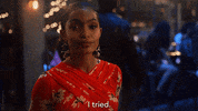 Yara Shahidi Shrug GIF by grown-ish