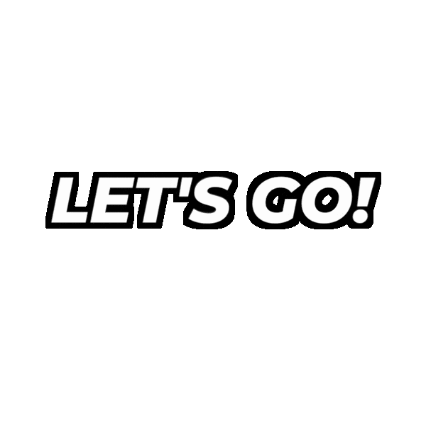 Scrambling Lets Go Sticker