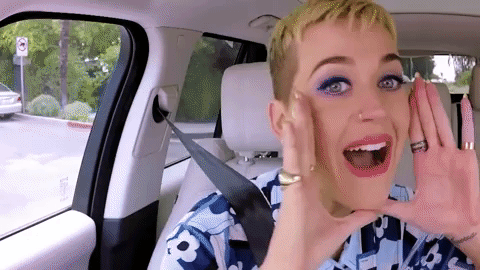 carpool karaoke 2017 GIF by Katy Perry