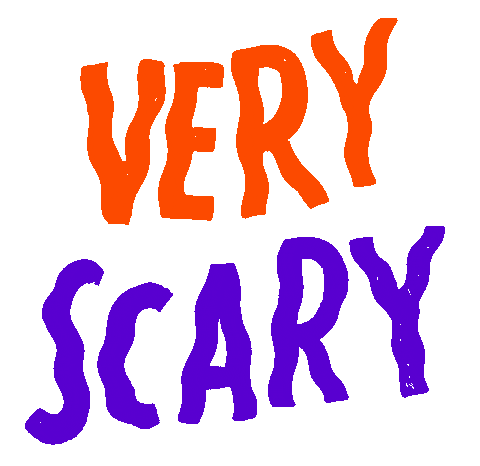 Halloween Lettering Sticker by SUPER NICE LETTERS