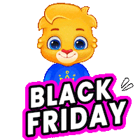Black Friday Sticker by Lucas and Friends by RV AppStudios
