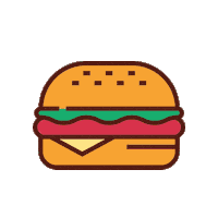 Hamburger Cheeseburger Sticker by Compão