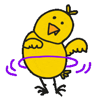 Chicken Hooping Sticker