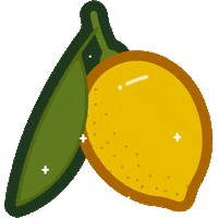Meyer Lemon Food Sticker by FarmBot