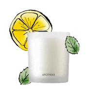 Apotheke-Co gif summer candle lemon Sticker
