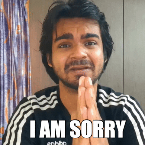 milindmehta sad crying sorry please GIF