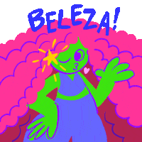 Beauty Wink GIF by GIPHY Studios 2021