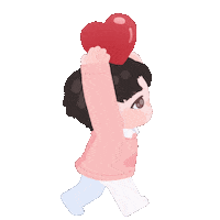 In Love Heart Sticker