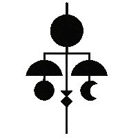 Black And White Sun Sticker by Stella and Lori