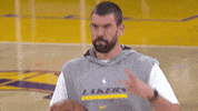 Los Angeles Lakers Reaction GIF by NBA