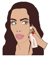Beauty Face Sticker by Rebecca Stella