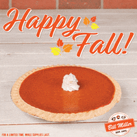 Pumpkin Pie Fall GIF by Bill Miller Bar-B-Q