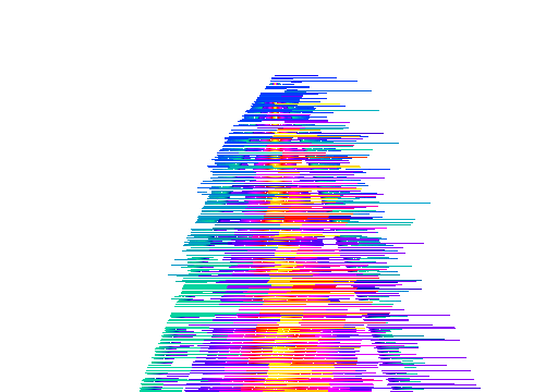 Art Rainbow Sticker by badblueprints