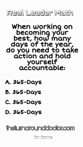 Hold Yourself Accountable 365 Days GIF by Dr. Donna Thomas Rodgers