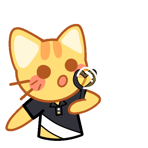 In Love Cat Sticker by Sunway Echo Media