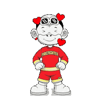 Fire Department Firefighter Sticker by Zhot