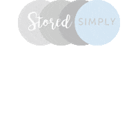 Organization Sticker by StoredSimply