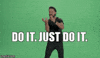 just do it GIF