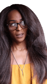 MillennialInDebt shocked tea side eye shade GIF